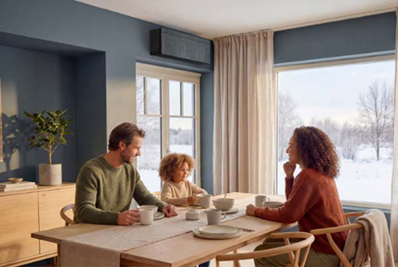 Daikin Stylish Seiren ilmal&auml;mp&ouml;pumppu l&auml;mmitykseen